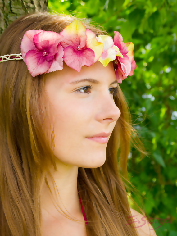 Flower Crown Hawaii Beach Wedding Bridal Headpiece On Luulla